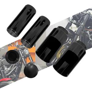 Motorcycle Front Fork Cover Set Tube Cap Kit Fit For Harley Softail Street Bob 2018-2025 Low Rider 2018-2022