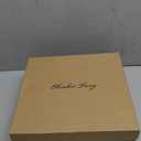 Elisabet Tang 4 inch Women's Knee High Long Boots, Stiletto Tall Pointed Toe Heeled Boot Leather Suede Comfortable Sexy (9.5)