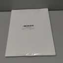 PU Leather Composition Notebook Cover 9 3/4 X 7 1/2 in With Composition Book 100 Sheets Vintage Rustic Distressed PU Leather Journal Notebook Cover Portfolio For School Office Home (Black)