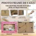 Dads Picture Frames, Daddy And Little Girl Pink Photo Frame Gifts For Fathers Day Birthday Christmas, Dads And Daughter Frames For Father Daddy New Dad, Family Frame Gifts For First Time Dad -01