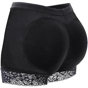 WEICHENS Womens Fake Buttock Briefs Butt Lifter Padded Control Panties Hip Enhancer Underwear Shapewear Boyshort, Size XL