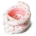 TDTOK Inflatable Baby Seat, Sit Me Floor Seat for Babies 3 Months Up, Inflatable Baby Chair with Fence & Built-in Air Pump for Home, Travel