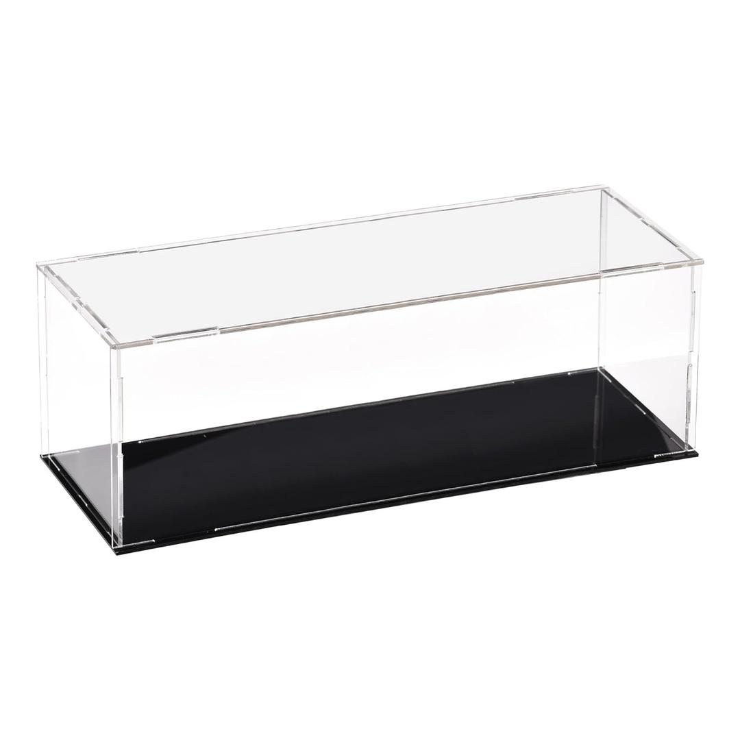 uxcell Acrylic Clear Display Case Box Dustproof Protection Showcase Cube Collectibles Show Box 11.8x3.9x3.9inch