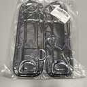 Andibro 2 Pack Ankle Straps for Cable Machine, Glute Kickback Leg Extension D-Ring Ankle Cuffs Attachment for Lower Body Workouts Men Women