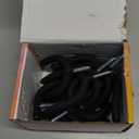 HUHOLE Screw in U Hook, Black, 16PC, Shovel Holder Wall Mount, U Hooks for Hanging Garden Tools