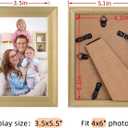 Giftgarden 4x6 Picture Frame Gold Set of 12, Multi Modern 4 x 6 Frames Bulk for Wall or Tabletop Display