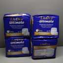 LivDry Ultimate Adult Incontinence Underwear, Max Absorbent Adult Diapers with Leak Protection, XXL, 4 Bags of 11