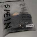 Women Summer Shirt Dresses Casual V Neck Short Sleeve Mini Short Dress(Size M)