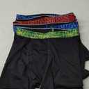Hanes Boys' Big Performance Tween Boxer Brief Pack, X-Temp Mesh Stretch Underwear, Black, 6-Pack Size M
