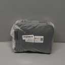 Mancro Breastmilk Cooler Bag with Ice Pack, Double Layer Breast Milk Cooler Bag Fits 6 Bottles Up to 9 Ounces, Leafproof Insulated Baby Bottle Bag for Nursing &Working Mom (Pure Black)