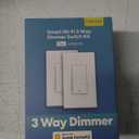 meross 3 Way Smart Dimmer Switch Kit, 3 Way Dimmable Smart Switch Supports Apple Home, Alexa, Google Assistant & SmartThings, 2.4GHz Wi-Fi Light Switch, Neutral Wire Required, Remote Control Schedule