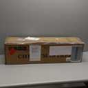 5ft Pre-Lit Artificial Pencil Green Christmas Tree with Warm White 200 LED Lights, Hinged Realistic Slim Xmas Tree w/Sturdy Metal Stand, 610 Tips for Home, Office, Party Decoration