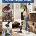 Tineco Floor ONE i5 Stretch Wet Dry Vacuum Cleaner, Vacuum & Mop in One Step, 20kpa Powerful Suction, 180 Lay-Flat Design, Anti-Tangle Design, Dual-Sided Edge Cleaning, Up to 30* Minutes Runtime