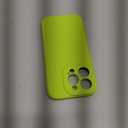 Vooii Compatible with iPhone 16 Pro Case, Liquid Silicone Upgrade [Camera Protection] [Soft Anti-Scratch Microfiber Lining] Shockproof Phone Case for iPhone 16 Pro 6.3 inch - Fluorescent Green