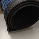 Ecomills Deluxe Diamond Entrance Door Mat, XX-Large Heavy Duty Absorbent Rubber Rug, Blue, 4 X 6 feet