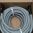 Flexzilla Colors Garden Hose 5/8 in. x 50 ft., Lightweight AllWeather Water Hose, Durable and Flexible, LeakFree Connections, Slate Gray