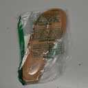 Amazon Essentials Women's Thong Sandal (14, Light Brown Leopard)