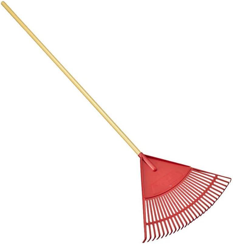 Corona 71.62 in. L x 30 in. W Poly Rake Wood Handle