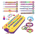 DDAI Arts and Crafts for Kids Age 8-12 Friendship Bracelet Making Kit for Girls - Best Birthday Gifts Ideas for Girl 7 9 10 11 Year Old - Popular Bracelets String Maker Toys Set