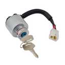 66101-55200 66101-55202 Ignition Switch Compatible with Kubota ZD18 ZD21 ZD25F ZD28 BX1500D BX1800D BX1830D BX2200D BX2230D BX22D BX23D G2160 G2460G TG1860 G1700 G1800 G1900 G2000 with 2 Keys