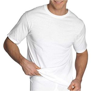 Jockey Men's Classic Bonus Pack Crew Neck T-Shirt (Large, White)