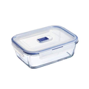 Luminarc Pure Box Active Glass Food Storage Container with Sliding Vent Lid (2L)