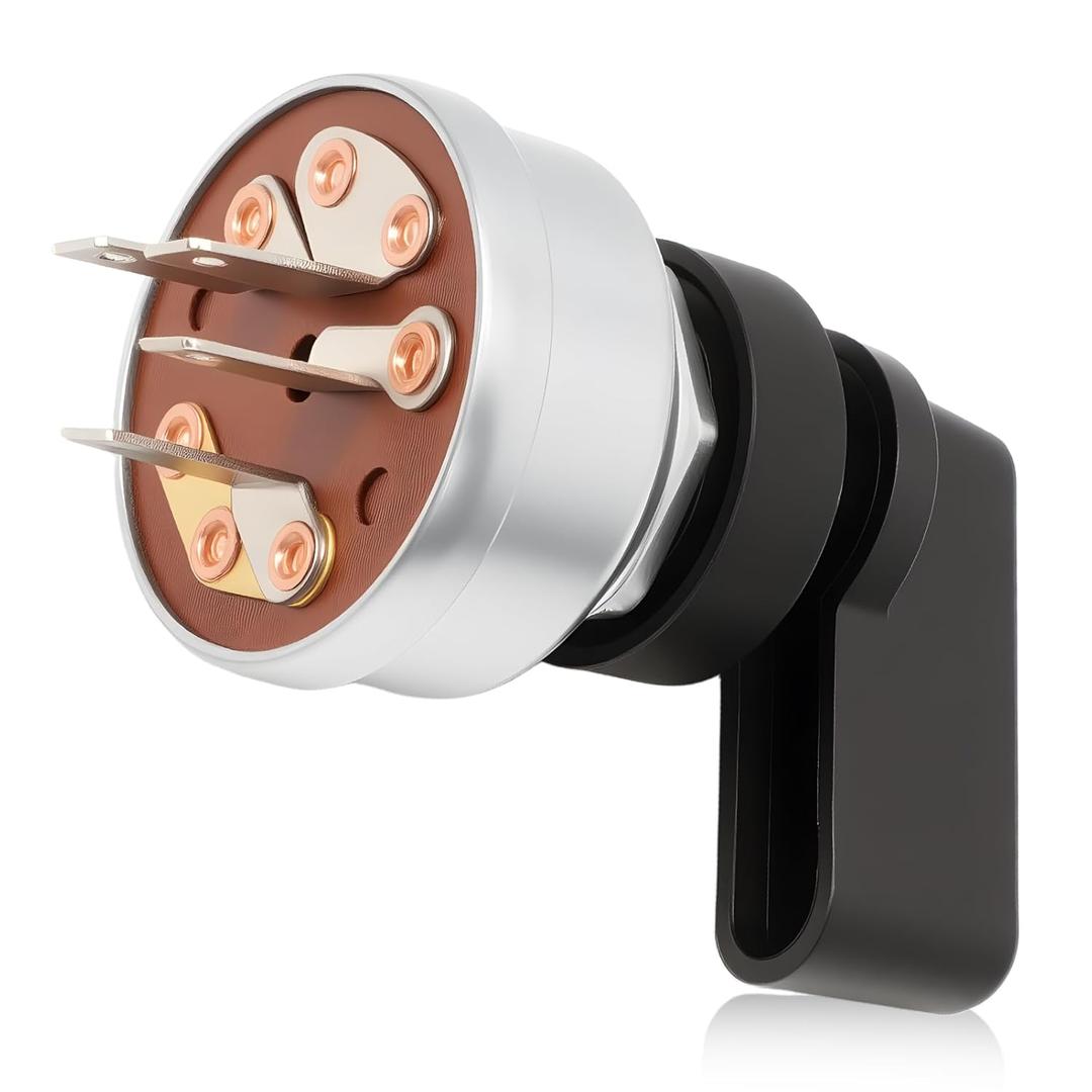 Switch Starter Ignition Switch with Handle Lever, 4 Position 4 Terminal Compatible with Miller Welder Replace 217680 207073