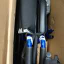 Drive Medical Blue Streak Lightweight Wheelchair with Swing-Away Footrests and Flip-Back Arms, Portable Folding Wheelchair for Adults and Seniors, 18 Inch Seat