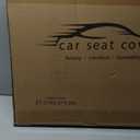 Car Seat Cover, Seat Covers for Cars, Luxury Faux Leather Waterproof Seat Covers, Car Seat Protector Accessories Universal Fit Most Vehicles BlackBrown Front Pair (BlackCoffee)