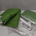 VitalCozy 4 Pcs Winter Dog Crate Pads, Ultra Soft Warm Washable Dog Cat Bed Mat for Pet Crate Comfortable Replaceable Reversible Kennel Pad for Small, Medium, Large Dogs(18 x 24 x 1.6 Inch,Green)