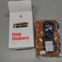 Pet Parents Washable Dog Diapers (3pack) + Extendrs of Durable Doggie Diapers, Premium Dog Diapers Female (Medium, Natural) (Medium (14-20"))