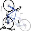Sttoraboks Vertical Bike Parking Stand - Adjustable Height for 29"Wheels, Space-Saving & Freestanding Bike Rack for MTB/Road Bikes,No-Drill Installation Indoor Bike Storage for Apartments & Garages