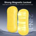 OLV Hand Warmers Rechargeable 2 Pack Strong Magnetic 18Hrs Longer Heating Portable Pocket-Sized Hand Warmer 6000mAh USB Hot Heater Birthday Gifts for Men Women Camping,Golf,Hunting,Travel Essentials