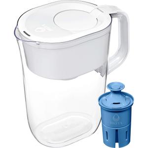 Brita Tahoe Water Filter Pitcher, BPA-Free Water Pitcher, Replaces 1,800 Plastic Water Bottles a Year, Lasts Six Months or 120 Gallons, Includes 1 Elite Filter, Kitchen Accessories, Large - 10-Cup