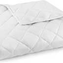 100% Organic Cotton Comforter - Comforter for Summer & All Seasons with Non Clumping Diamond Stitching - Premium Soft & Breathable Duvet Insert - GOTS & Fairtrade Certified (Twin/Twin XL)
