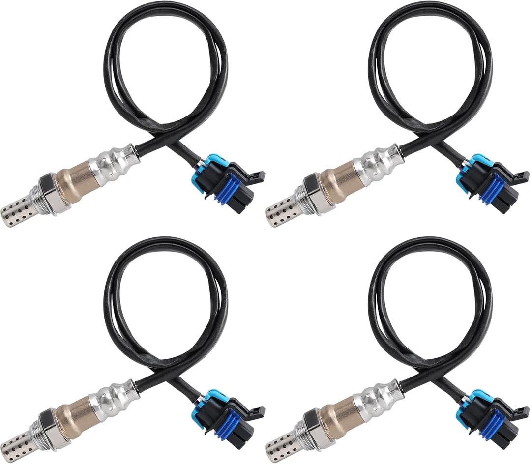 4Pcs Upstream and Downstream Oxygen O2 Sensor for 12-17 Enclave,13-18 XTS,12-16 Caprice,15-16 Colorado,14-18 Impala,12-17 Traverse,12-16 Acadia,15-16 Canyon 3.6L.OE#234-4566 234-4565