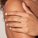 Gold Initial Rings for Women Girls - 18K Gold Plated Adjustable Letter A-Z Initial Ring Dainty Heart Initial Rings for Women Teen Girl Gifts