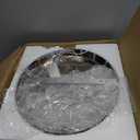 Mini Chandelier LED Crystal Ceiling Light 2 Layers Flush Mount Ceiling Light Modern Chandelier Lighting for Hallway Staircase Kitchen Bathroom (Warm White)