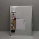 Comix Dry Erase Calendar Whiteboard Corkboard Combo, 24 * 18 inch Monthly Calendar and Bulletin Board Combination for Wall, Aluminum Frame Planner with Dry Erase Markers, Magnets, Push Pins