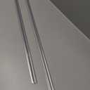 2-Pack Butecare Frameless Shower Door Bottom Seal for Glass Doors  Stop Shower Leaks and Create a Water Barrier (3/8 x 39) (Bottom sweep -3/8'')