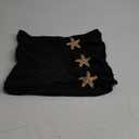 SHENHE Women's Swim Cover Up Skirt Cut Out Ruched Bodycon Starfish Decor Beach Skirt (X-Large, Black)
