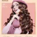 Curling Iron 3/4 Inch, Long Barrel Curling Wand for Long Hair, Ceramic Tourmaline Hair Curling Iron for Small Curls, Double Voltage(100-240V)
