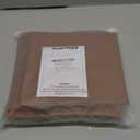 HOMFINER Faux Leather Throw Pillow Covers, 18 x 18 inch Set of 2 Thick Cognac Brown Modern Solid Decorative Square Bedroom Living Room Cushion Cases for Couch Bed Sofa