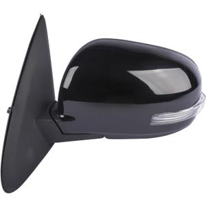 Left Driver Side Rearview Power Heated w/Signal Replacement for 2014-2019 Mitsubishi Outlander Door Mirror 9-Pins 7632B353 7632B413XA 7632C567 Black