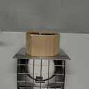 Hon&Guan Dryer Vent Cover Outside 4 Inch with Removable Mesh -304 Stainless Steel Wall Vent Exhaust Vent Cover Rubber Cushioned Non Return Flap (4in [Neck Size:3.90/Inner:3.81in])