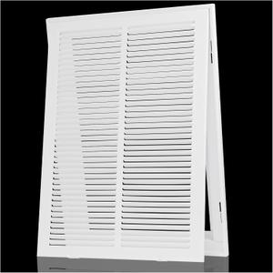 Return Air Filter Grille Fit 14x20 Duct Opening,Steel Air Return Vent Cover Grill,HVAC Vent Covers for Wall and Ceiling,Holds 1" Thick AC Filter