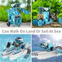 Lucky Doug 12-in-1 STEM Solar Robot Kit Toys Gifts for Kids 8 9 10 11 12 13 Years Old, Educational Building Science Experiment Set Birthday for Kids Boys Girls
