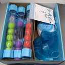 Air-Powered STEM Building Toys - Bluetooth Learning Toys with Wireless Music Play, Rechargeable & Play While Charging, STEM Toys for 3+ Year Old, DIY Kids Building Toys Birthday Gifts for Kids