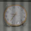 12 Inch Wall Clock Battery Operated, Simple Minimalist, Silent Non-Ticking, Decorative Modern Wall Clock for Living Room Bathroom Bedroom Kitchen Office School