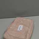 BAGSMART Large Toiletry Bag Travel Bag with Hanging Hook, Water-resistant Makeup Cosmetic Bag Travel Organizer for Accessories, Shampoo, Full Sized Container, Toiletries (Baby Pink)